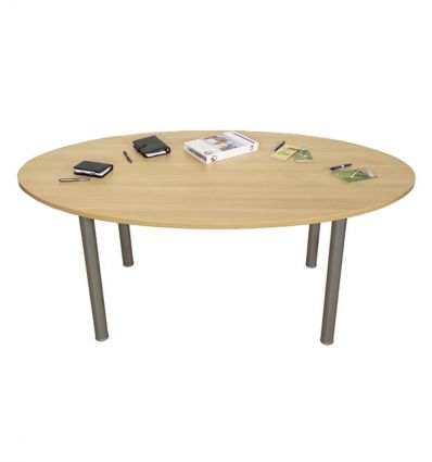 Table de réunion ovale