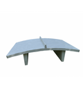 Table de teqball en béton exterieur