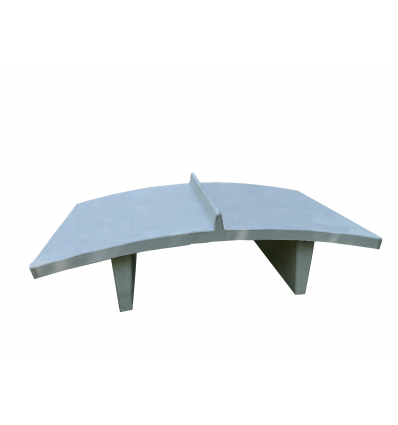 Table de teqball en béton exterieur
