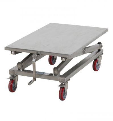 Table élévatrice inox mobile 300 kg