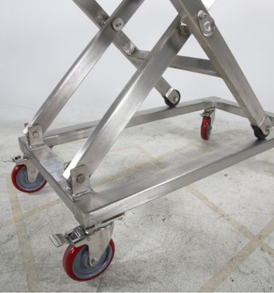 Table élévatrice inox mobile 300 kg