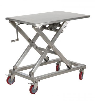 Table élévatrice inox mobile 300 kg