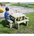 Table extérieure pour enfant en plastique recyclé