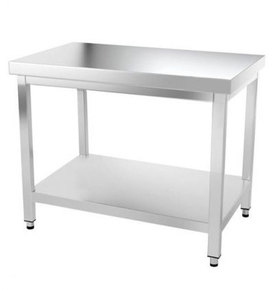 Table Inox 100 x 70 pour cuisine professionnelle