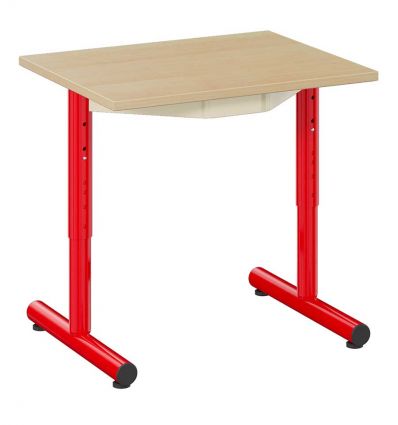 Table maternelle réglable en hauteur