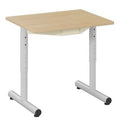 Table maternelle réglable en hauteur