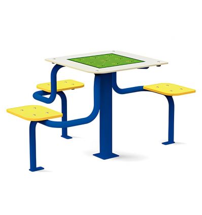 Table de jeux exterieur - 4 plateaux de jeu