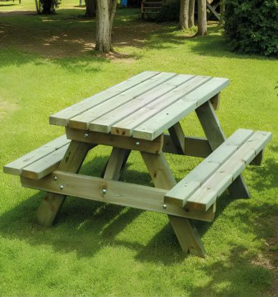 Table pique-nique enfant pour aire de jeux​