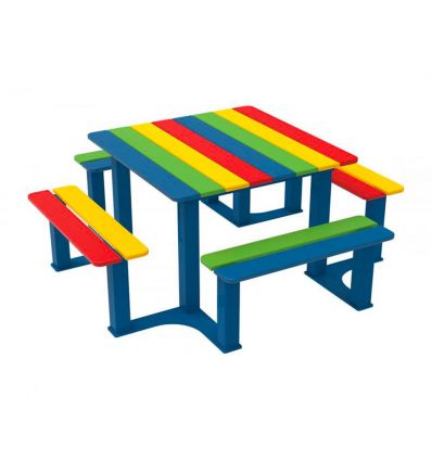 Table Pique-Nique Enfants pour cour d'école