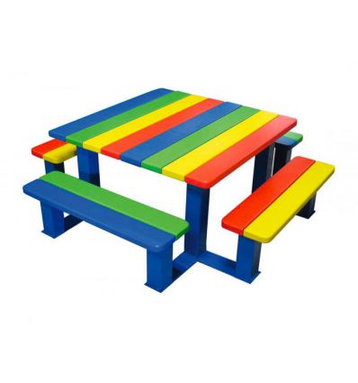 Table Pique-Nique Enfants pour cour d'école