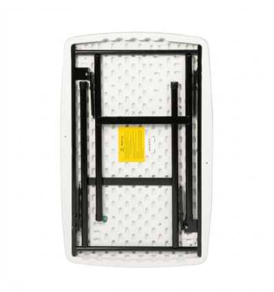 Table Pliante Blanche Rectangulaire