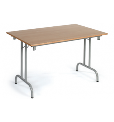 Table Pliante Bois Mélaminé Rectangulaire