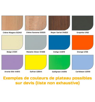 Table Pliante Bois Mélaminé Rectangulaire