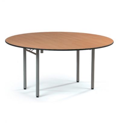 Table Pliante Bois Mélaminé Ronde
