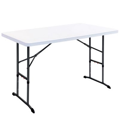 Table pliante réglable en hauteur