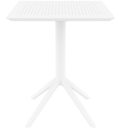 Table pour terrasse restaurant carré en polypropylène usage extérieur