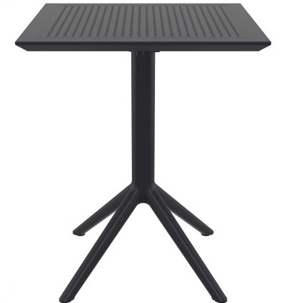 Table pour terrasse restaurant carré en polypropylène usage extérieur