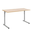 Table scolaire réglable en hauteur 2 places