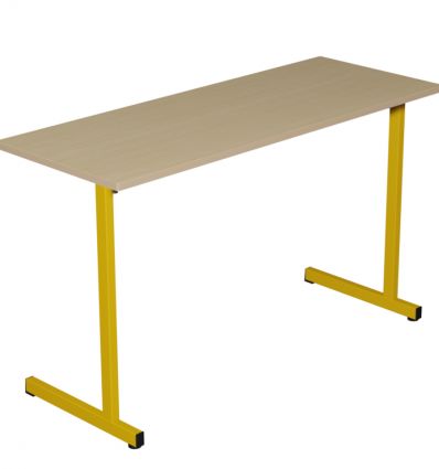 Table scolaire 2 places 130 x 50 cm Persée