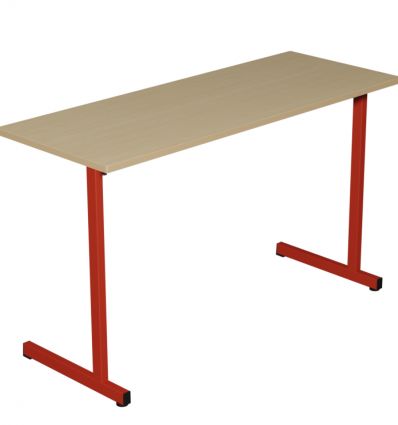 Table scolaire 2 places 130 x 50 cm Persée