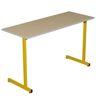 Table scolaire 2 places 130 x 50 cm Persée