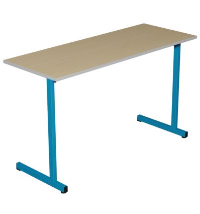 Table scolaire 2 places 130 x 50 cm Persée