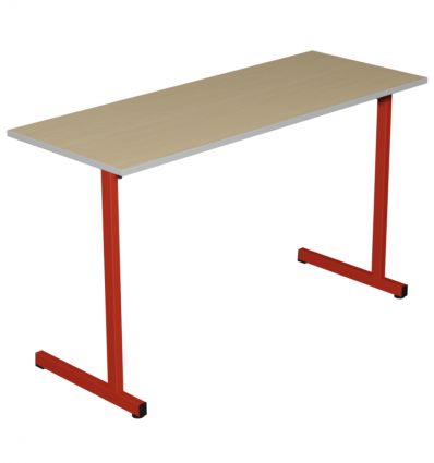 Table scolaire 2 places 130 x 50 cm Persée