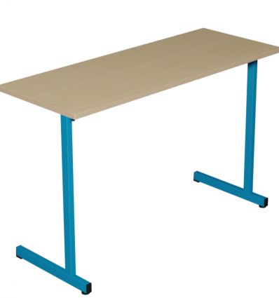 Table scolaire 2 places 130 x 50 cm Persée