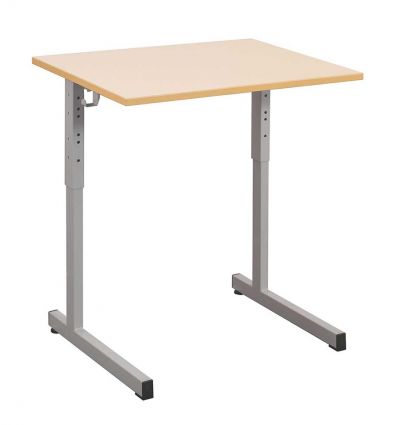 Table scolaire réglable en hauteur individuelle