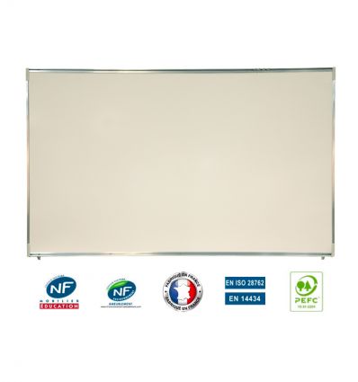 Tableau blanc école émaillé