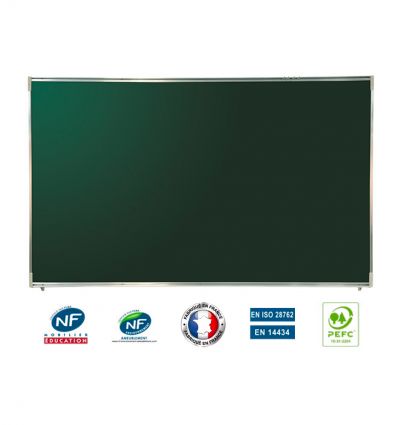 Tableau vert école à craie émaillé