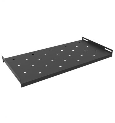 Tablette fixe 1U 19 pouces 450 mm pour coffret mural
