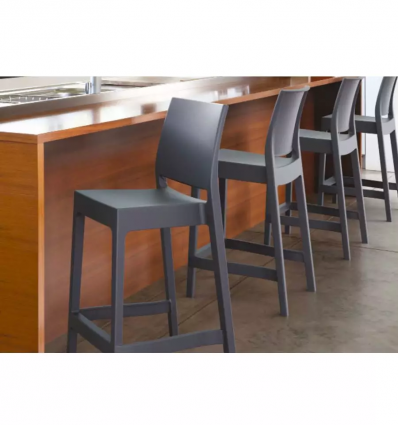 Tabouret de bar exterieur polypropylène