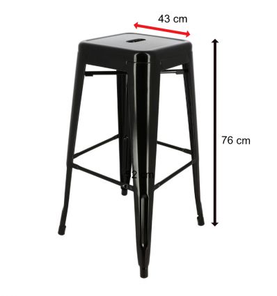 Tabouret de bar style industriel