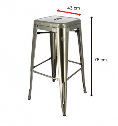 Tabouret de bar style industriel