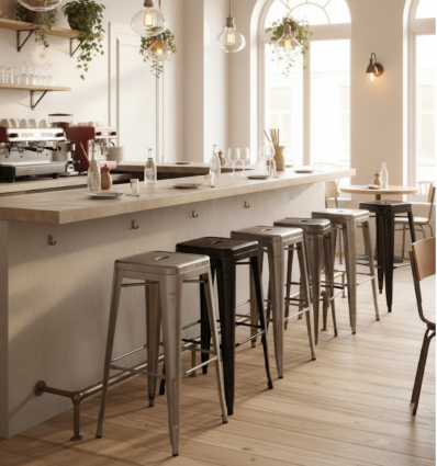 Tabouret de bar style industriel