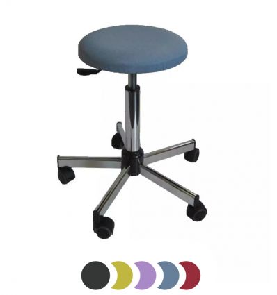 Tabouret médical à roulettes ou sans roulettes personnalisable