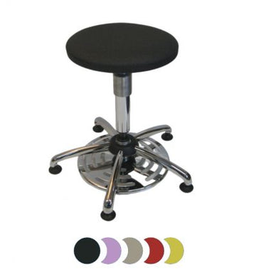 Tabouret médical réglable au pied