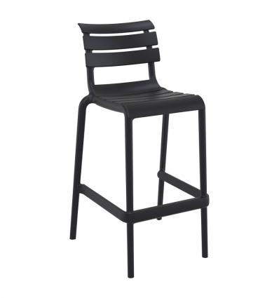 Tabouret avec assise à lattes