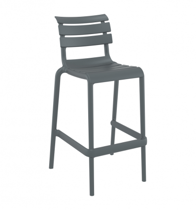 Tabouret avec assise à lattes