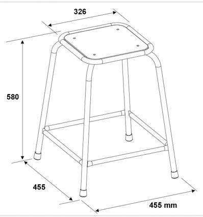 Tabouret scolaire