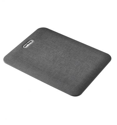 Tapis anti fatigue bureau gris à usage modéré