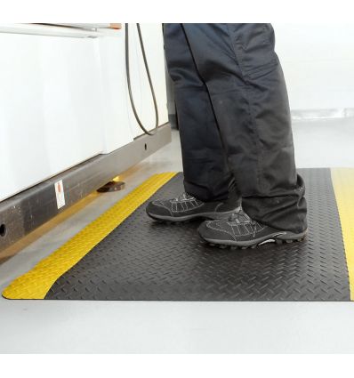 Tapis anti fatigue ergonomique à usage intensif