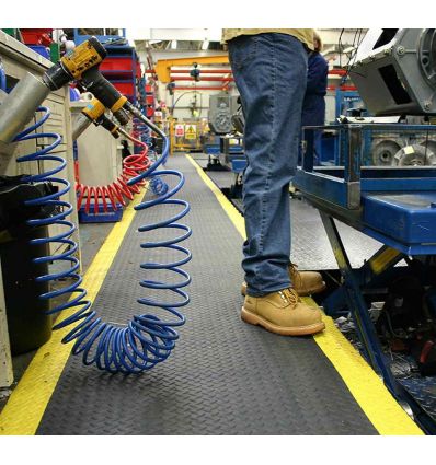 Tapis anti fatigue ergonomique à usage intensif