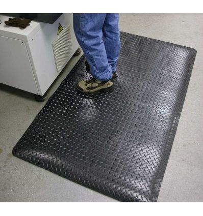 Tapis anti fatigue ergonomique à usage intensif