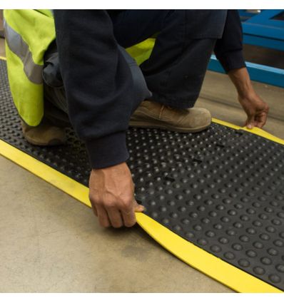 Tapis anti fatigue industriel à bulles