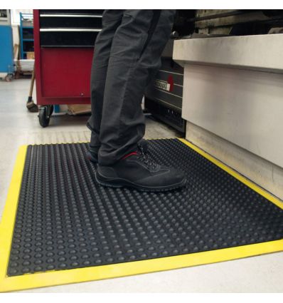 Tapis anti fatigue industriel à bulles