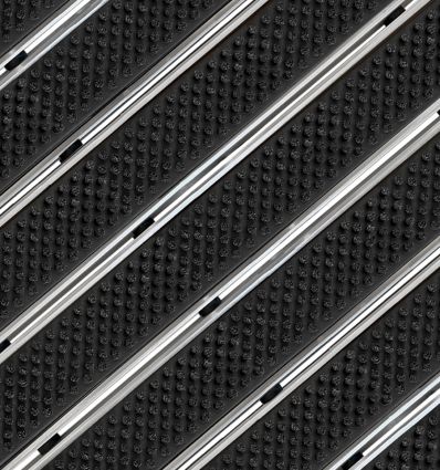 Tapis à brosse PMR sur mesure encastrable