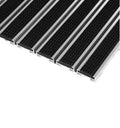 Tapis PMR extérieur en caoutchouc noir