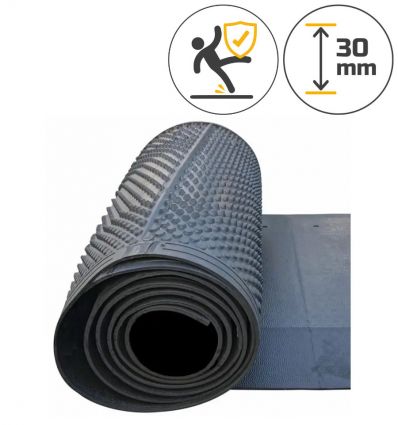 Tapis Logette Caoutchouc en rouleau 30 mètres